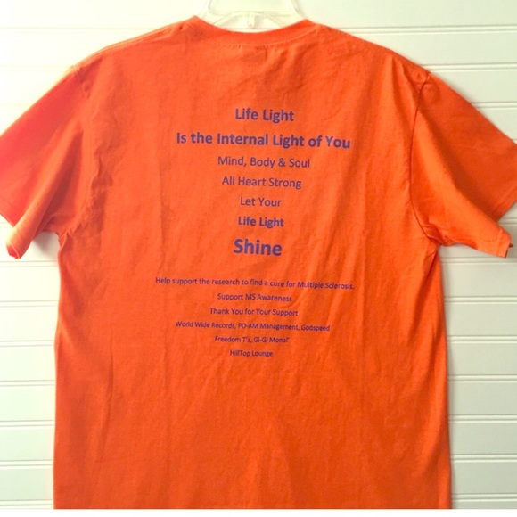Multiple Sclerosis Awareness Orange Shirt - Picture 2 of 3